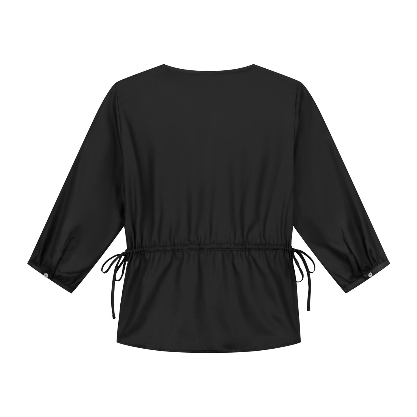 Zwarte Tencel-top