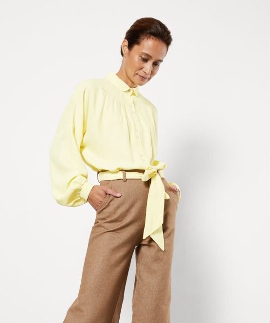 Wide legged Recycled & Organic Cotton Trousers