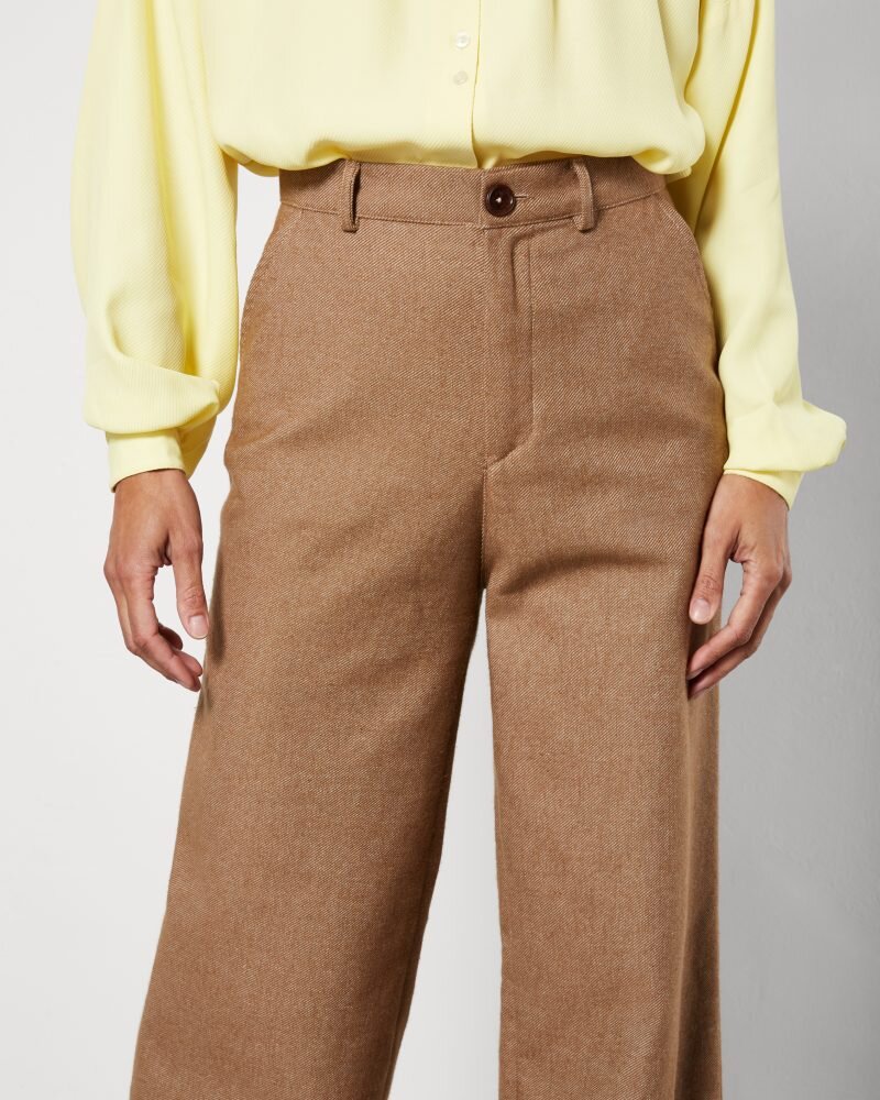 Wide legged Recycled & Organic Cotton Trousers